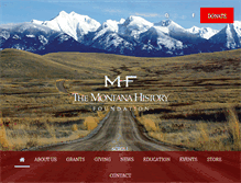 Tablet Screenshot of mthistory.org